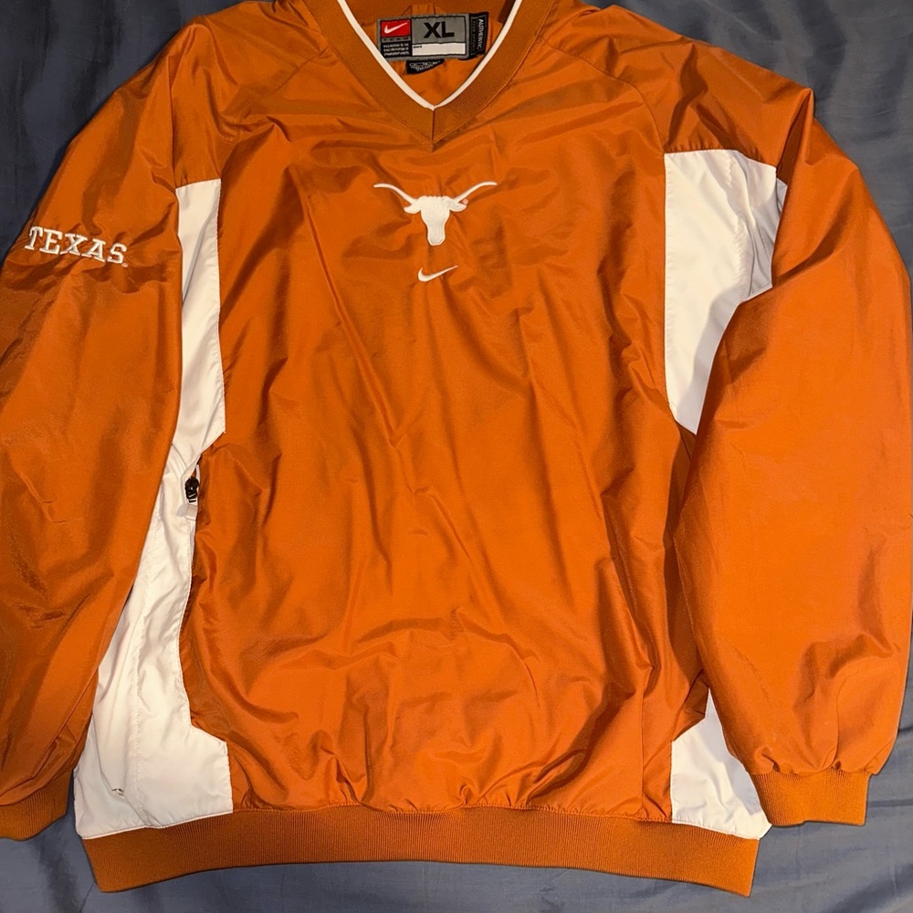 Nike Texas vintage  Longhorns Orange Pullover Jacket